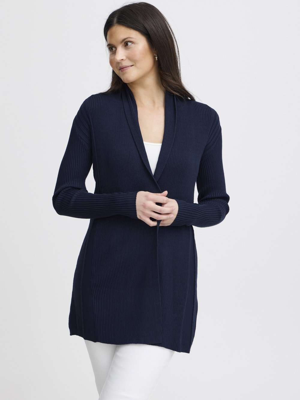 fransa Strickjacke FRZubasic Damen marine, XXL Image