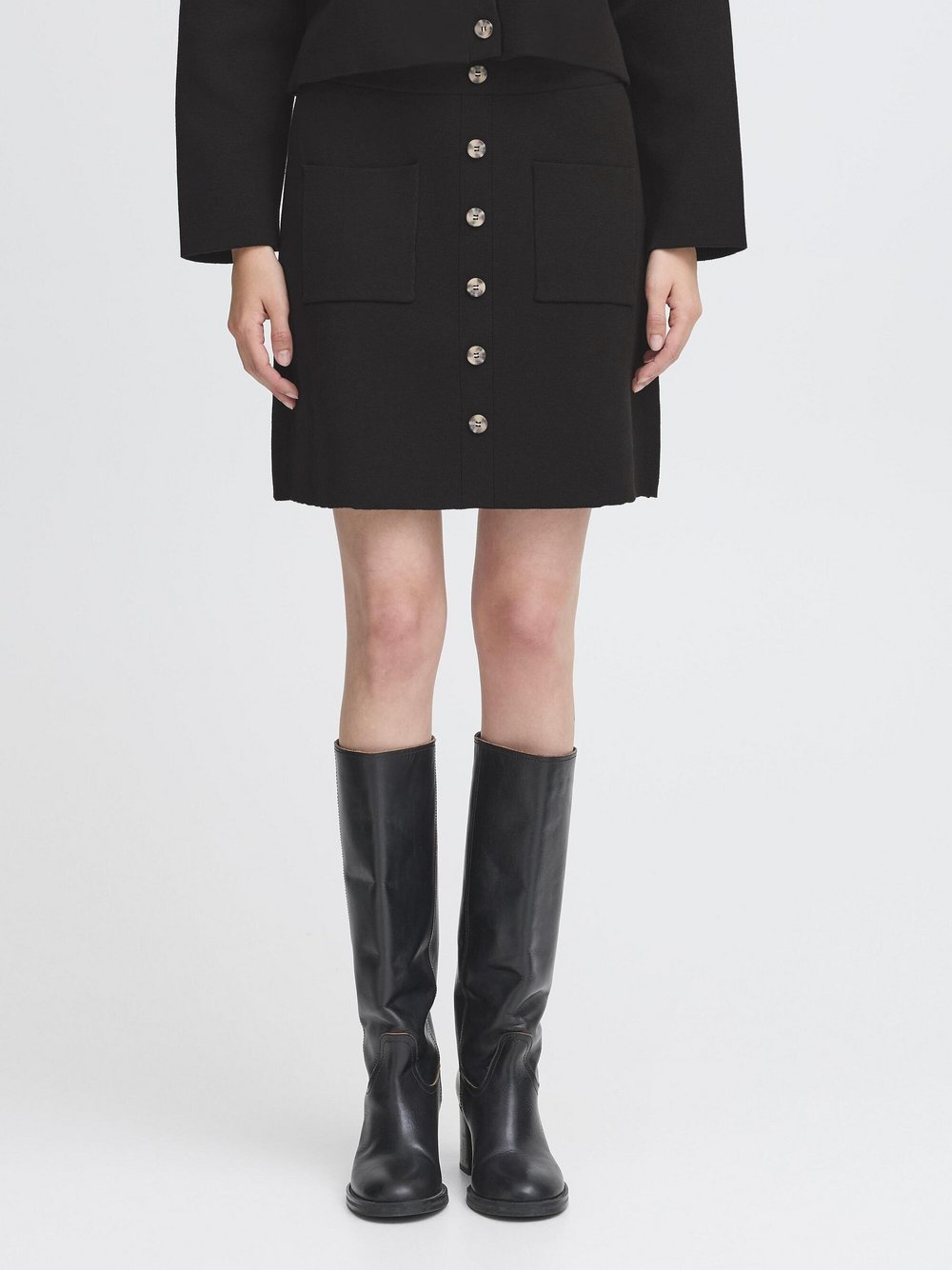 Ichi Freizeitrock IHKETTY Damen schwarz, XS