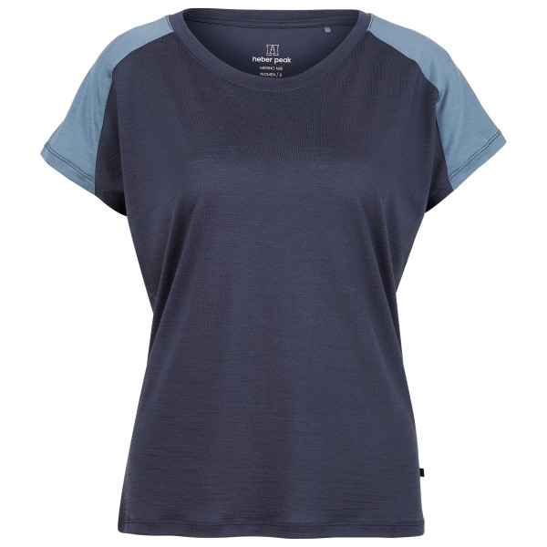 Heber Peak - Women's MerinoCool165 EvergreenHe. T-Shirt - Merinoshirt Gr 3XL blau