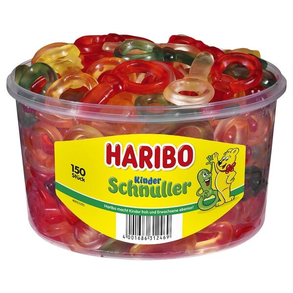 Haribo 150er-Pack Fruchtgummi »Kinder-Schnuller« à 8 g Image
