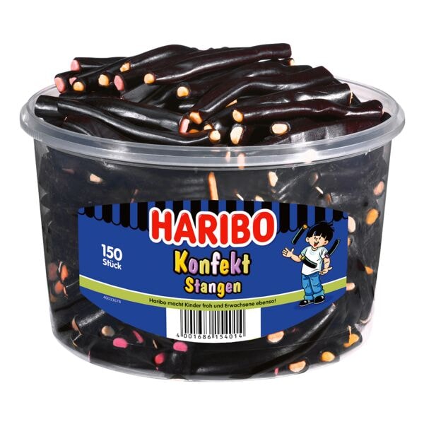 Haribo Fruchtgummi »Konfekt Stangen« gelb Image