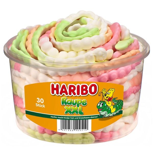 Haribo 30er-Pack Fruchtgummi »Raupe XXL« à 19,2 g Image