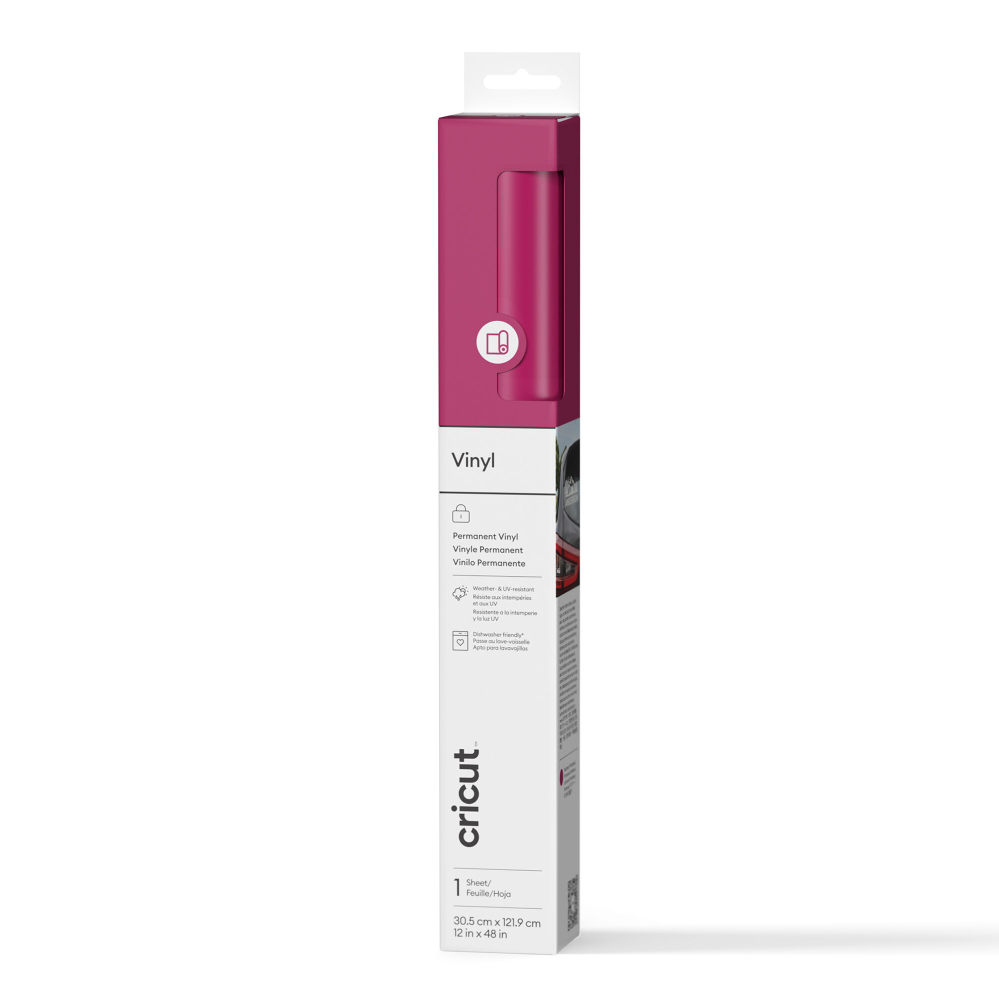 Cricut Premium Vinyl | Permanent | Raspberry