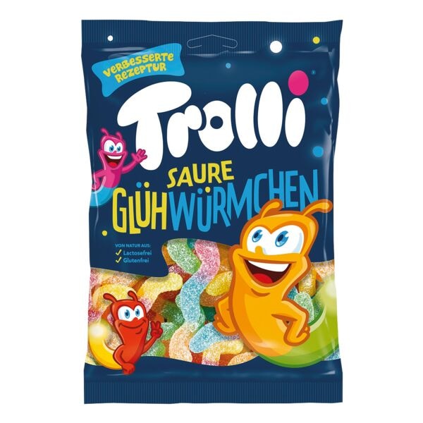 Trolli Fruchtgummi saure Glühwürmchen 150 g Image
