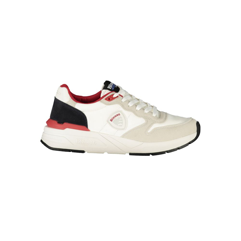 Blauer White Polyurethan Herren Sneaker