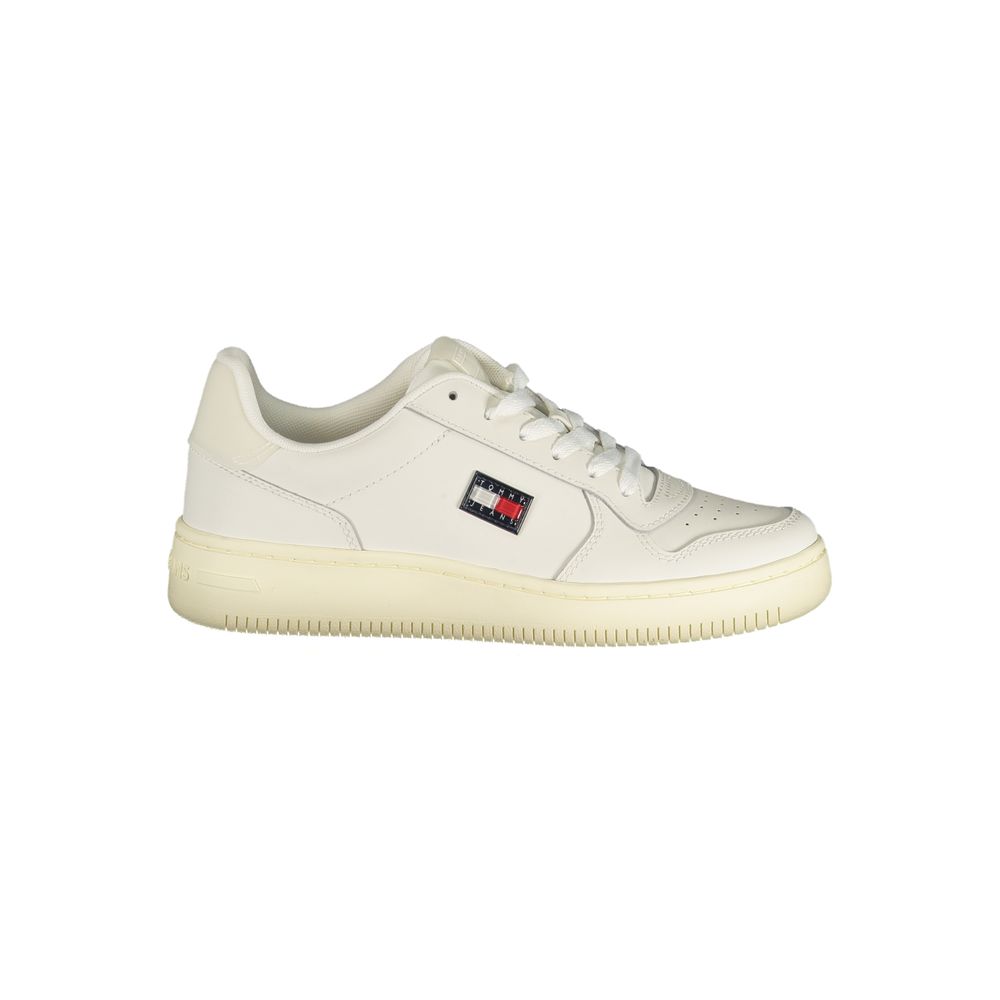 Tommy Hilfiger Bianco Polyurethan Damen Sneaker