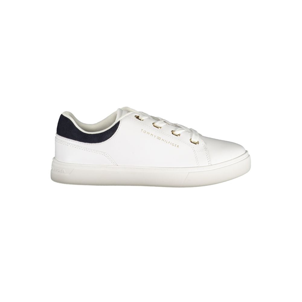 Tommy Hilfiger Bianco Polyurethan Damen Sneaker
