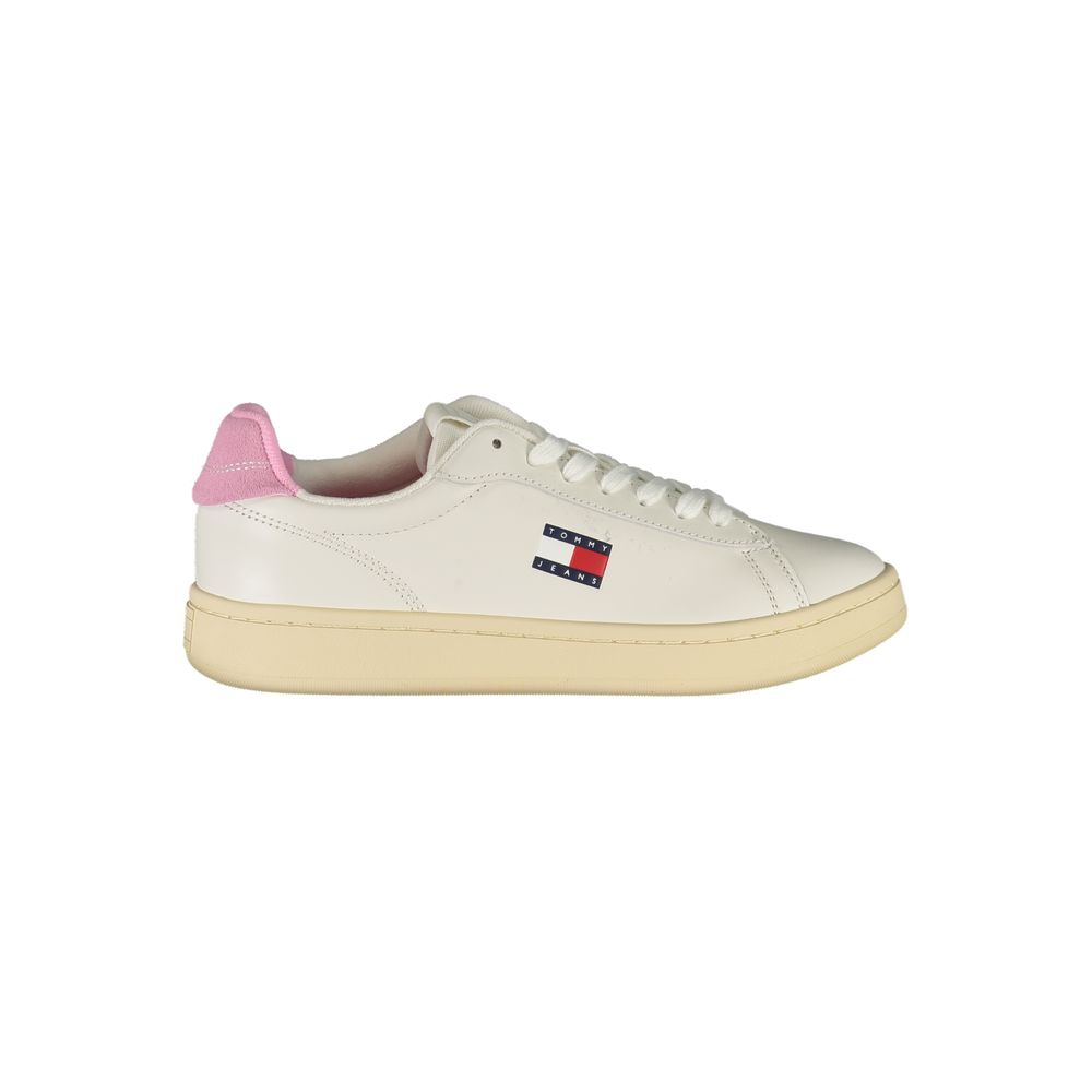 Tommy Hilfiger Bianco Polyurethan Damen Sneaker