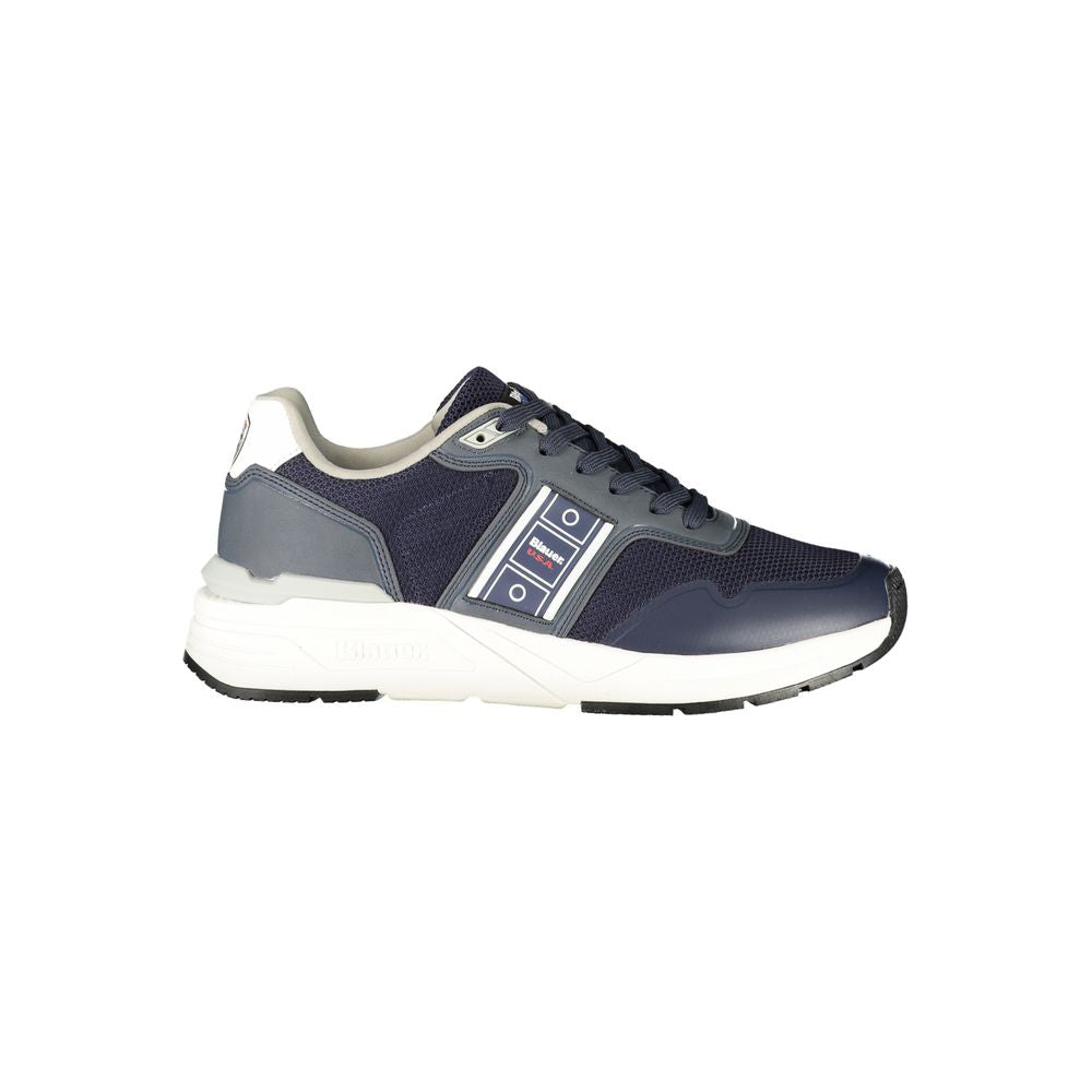 Blauer Blu Polyester Herren Sneaker EU41