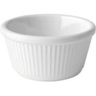 Melamine Tableware - Fluted Ramekin 4oz (12cl) (Box of 12) - ideal for schools, care homes and parties, virtually unbreakable!
