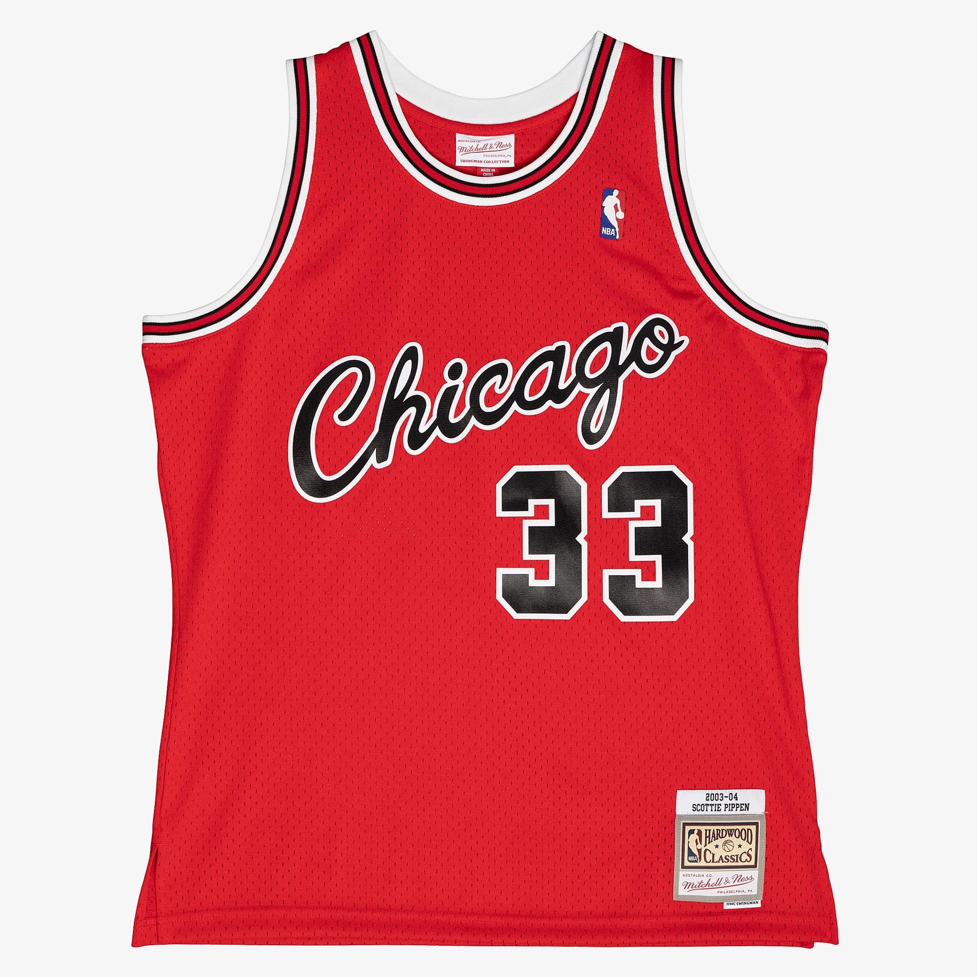 Maillot Alternate Chicago Bulls 2003 Mitchell & Ness – Rouge – Scottie Pippen - Homme Taille: S