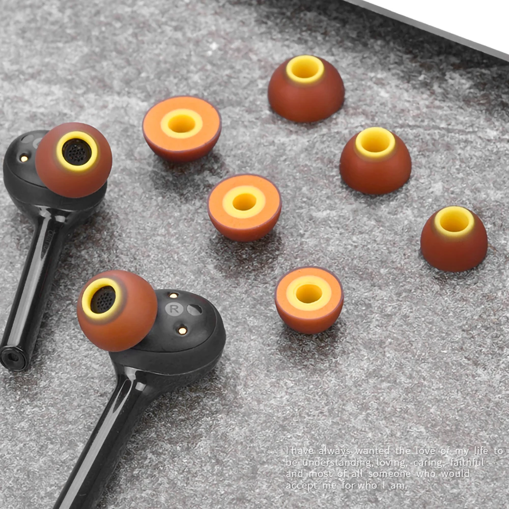 6 pz per Xiaomi Air 2 Pro Memory Foam Ear Tips TWS auricolari per HUAWEI Freebuds/B & O H3 E4 E8/Sennheiser IE80 auricolari suggerimenti