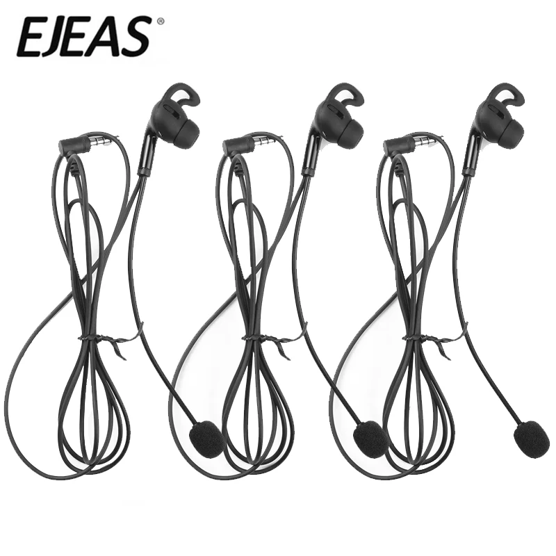 EJEAS HIFI-R Arbitro Auricolari In-Ear per FBIM V4C V6C Giudice Ear Intercom Auricolare Full Duplex Calcio Arbitro Cuffia
