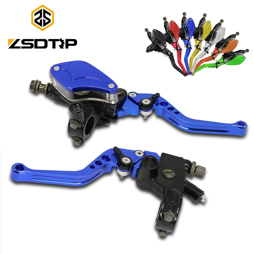 ZSDTRP universale 7/8 "22mm pompa freno frizione cilindro maestro leve maniglia idraulica pompa freno moto per Honda per Yamaha