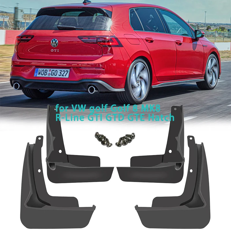Auto Parafanghi Per Volkswagen VW Golf 8 MK8 R-Line GTI GTD GTE Hatch Variant 2020 2021 2022 Paraspruzzi Paraspruzzi Accessori