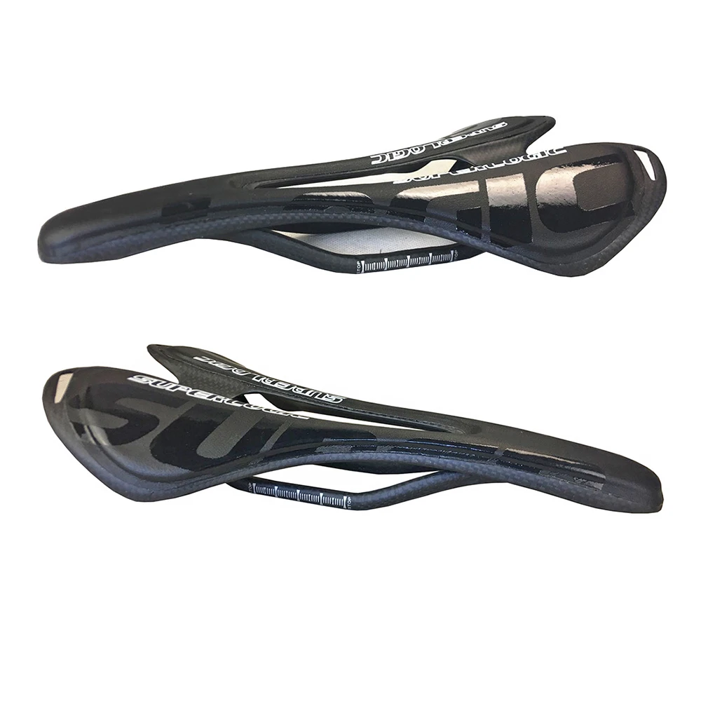 Sella per bicicletta in fibra di carbonio MTB sella per bici da strada cuscino in pelle sella in carbonio mtb parti per biciclette in carbonio 7*9mm parti per ciclismo