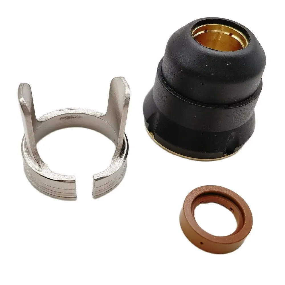 Torcia ad arco non HF S25 S30 S45 CUT55 PT-40 IPT-40 IPR-40 PT40 PT60 IPT60 PT-60 Kit di materiali di consumo per distanziatori con anello oscillante al plasma ad aria