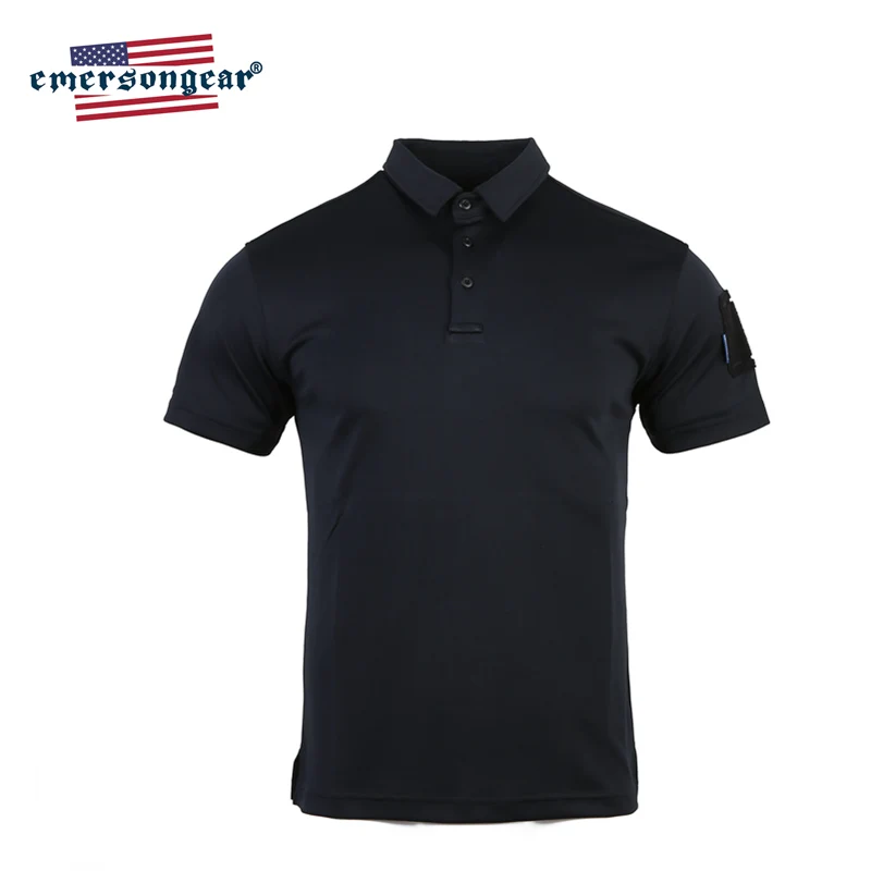 Emersongear Blue Label Polo da uomo t-Shirt tattica Quick Dry Outdoor Casual sport caccia ciclismo escursionismo top campeggio