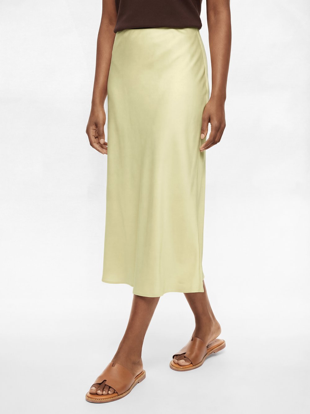 Marie Lund Midirock Damen vanille, M