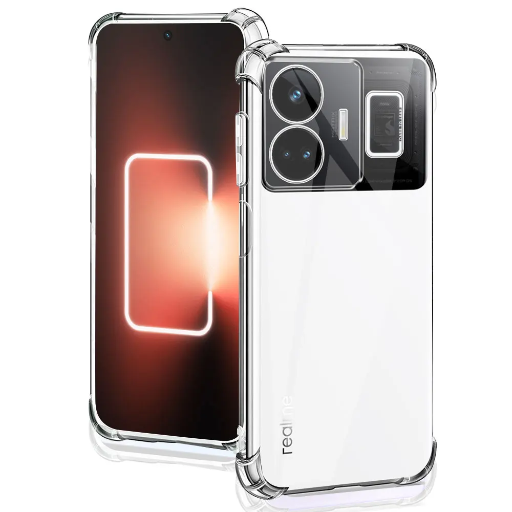 Per Realme GT Neo 5 Custodia morbida in silicone antiurto per Realme GT Neo 5 240W Custodie trasparenti per OPPO Realme GT Neo5 Funda Coque