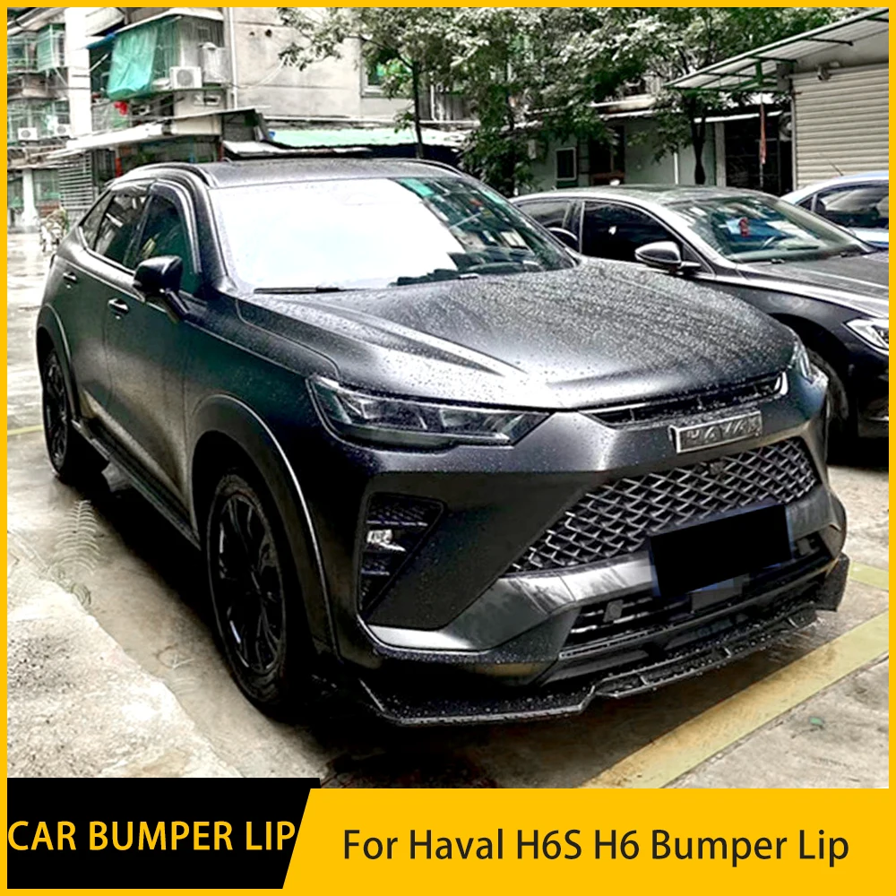 Labbro anteriore dell'auto Haval H6 H6S GT accessori 4 pezzi paraurti anteriore Split Lip Body Kit Spoiler diffusore deflettore modifica sportiva
