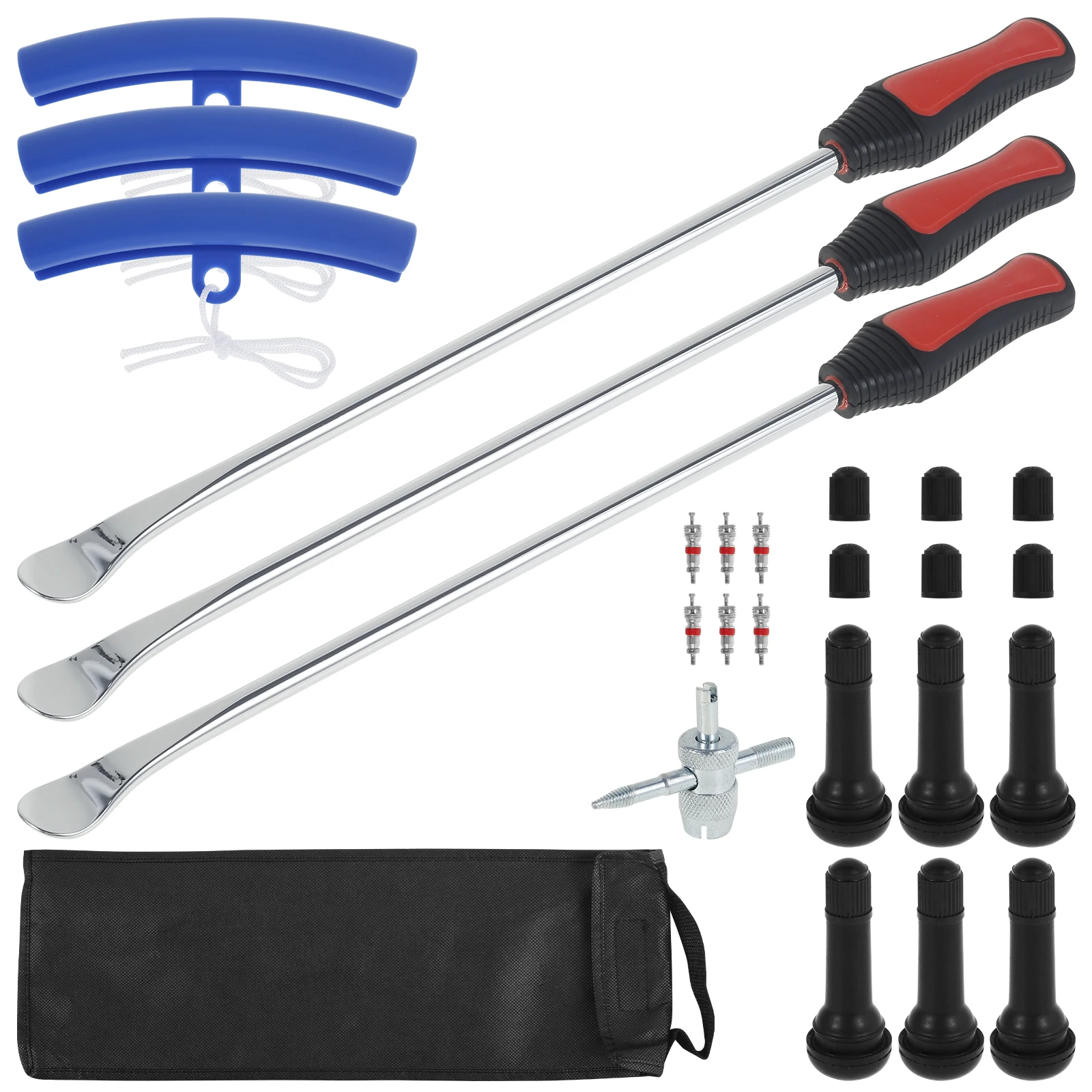 Ensemble de cuillères à pneus, outil de changement de pneus en acier, changeur de pneus de moto, outils de retrait de pneus, leviers de cuillère de pneu antirouille, Kit de changeur de pneus