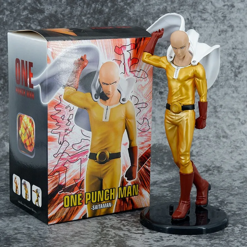 DXF One Punch Man Figura Saitama Sensei 21 cm Action PVC Figure ONE PUNCH-MAN Giocattolo per bambini Modello bambola regalo 2023