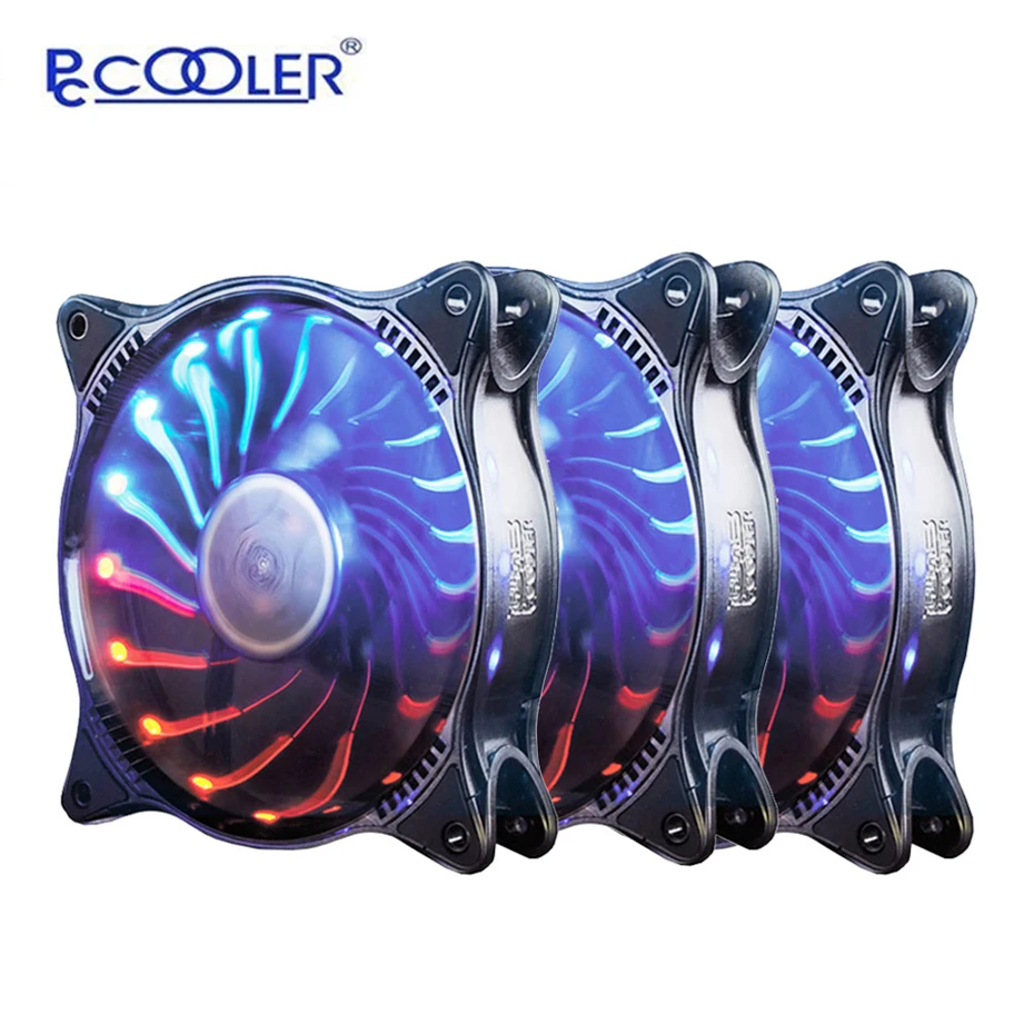 Pccooler PC-SK120 ventola del cielo stellato 120mm 4pin PWM ventola di raffreddamento della cassa del Computer ventola di raffreddamento dell'acqua del dispositivo di raffreddamento della CPU