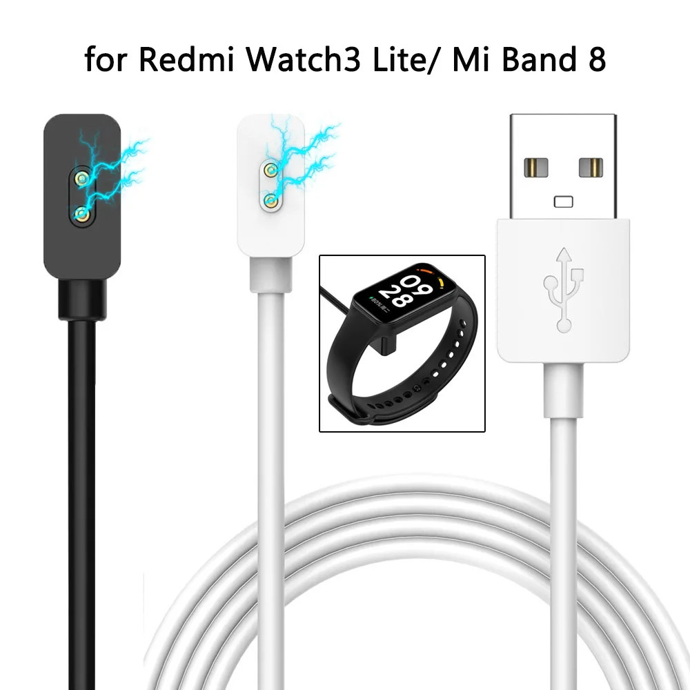 Caricatore USB per Redmi Watch 6/5 lite/ Xiaomi Mi Band 10/8/9/ Redmi Watch 3 Active/ Smart Band 8 Pro Cavo di ricarica magnetico