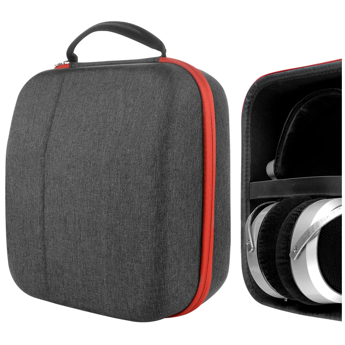 Custodia per cuffie Geekria custodia per cuffie di grandi dimensioni Over Ear HiFiMAN HE400S custodia rigida per cavo auricolare portatile custodia per cuffie