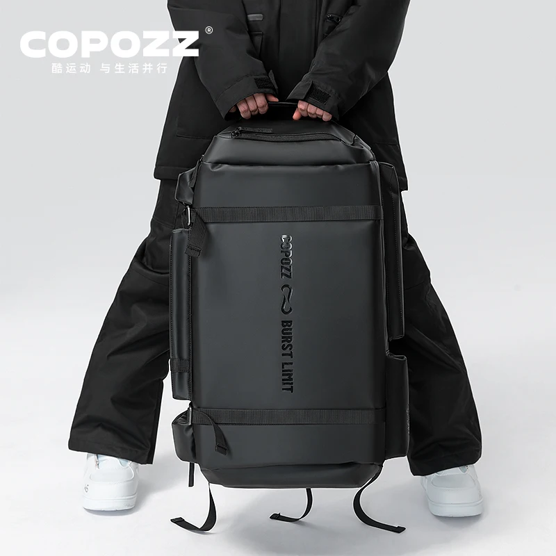 COPOZZ NUOVO Zaino da sci Borsa da snowboard Borsa per scarponi da sci impermeabile di grande capacità da 55 litri Zaino da snowboard impermeabile regolabile