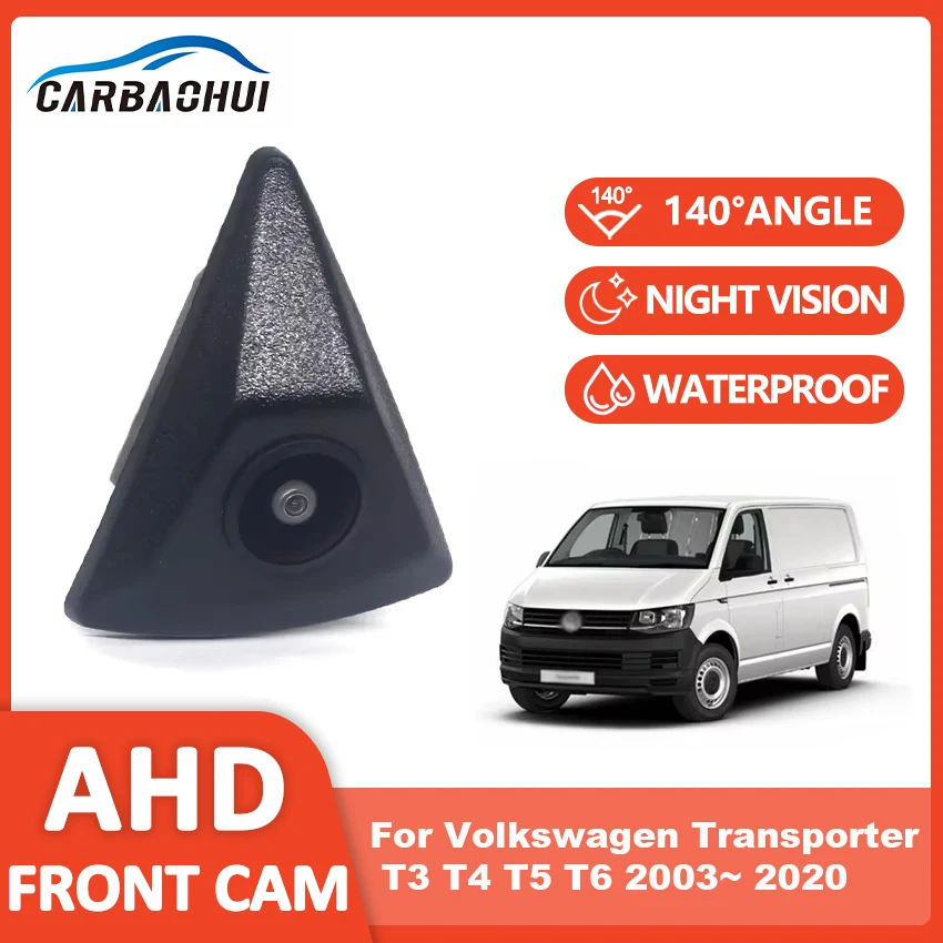 CCD HD Auto-Frontkamera mit Logo, wasserdicht, 140 Grad ​ Für Volkswagen Transporter T3 T4 T5 T6 2003~2018 2019 2020 Image