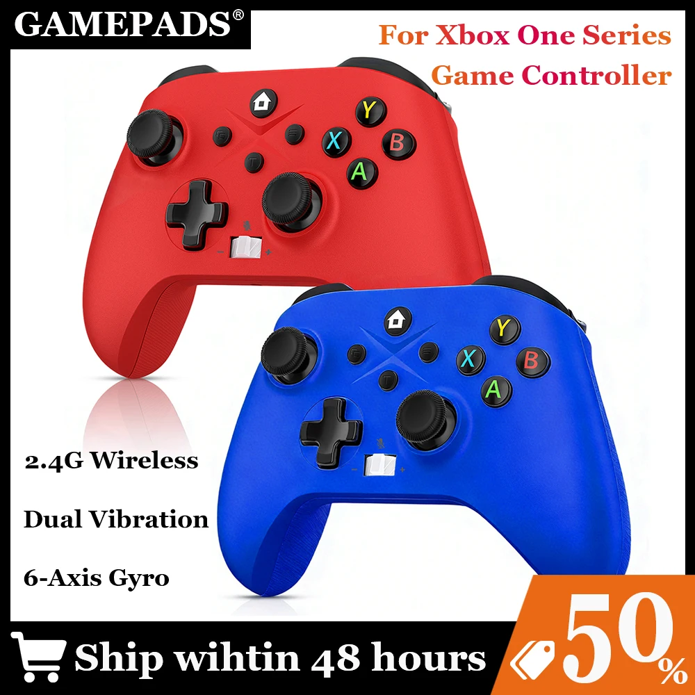 Kabellose Controller für Xbox One/Xbox Series X/S/PC mit Sechs-Achsen-Gyroskop und Turbo-Funktion, Spielkonsolen-Controller, Joystick, Gamepad Image
