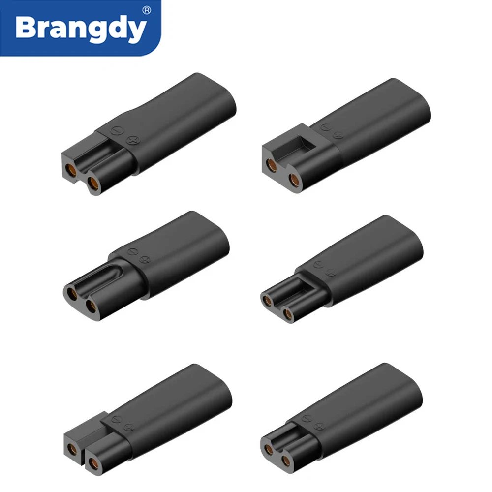 Brangdy 6-teiliger Typ-C-Ersatz-Ladeadapter, geeignet für alle Arten von elektrischen Haarschneidemaschinen, Bartschneidern, Rasierern und Schreibtischlampen Image