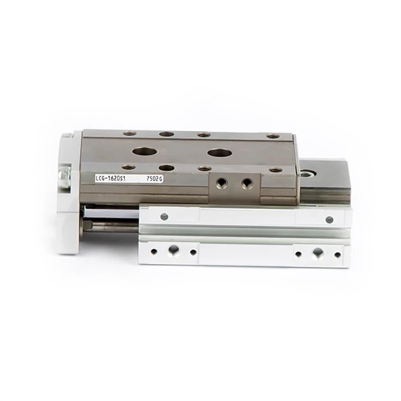 LCG Hochpräziser linearer Schiebetisch, doppelseitiger Kabelkanal-Pneumatikzylinder LCG6/8/12/16/20/25-Takt, 10, 20, 40, 50, 100, 150 mm Image