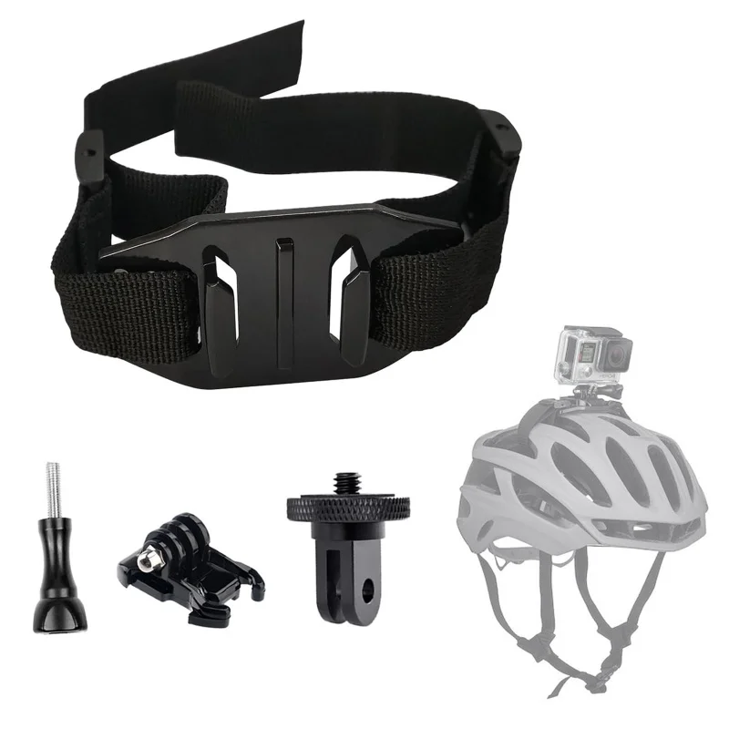 Fahrradhelm-Kopfbandhalterung für GoPro 13 12 11 10 Halterung für Insta 360 X5 X4 DJI Action 5 4/Osmo 360 Zubehör Image