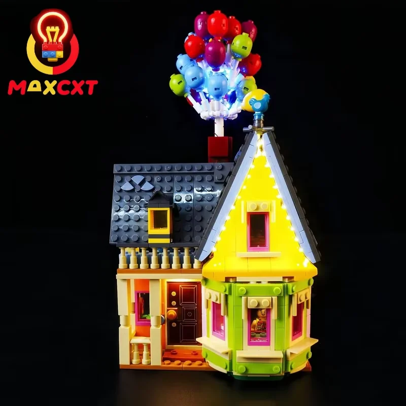 MAXCXT LED-Licht für LEGO 43217 City Expert Flying Balloon Up House DIY dekorative Lampe ohne Lego-Bausteine Image