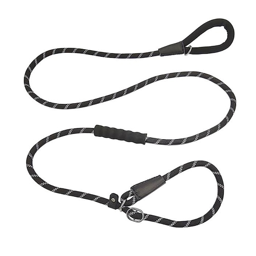 Pet's Company Slip Lead Hundeleine, Slip Lead Hundeleine, reflektierende Bergkletterseilleine, Hundetrainingsleine - 5ft, 2 Größen Image
