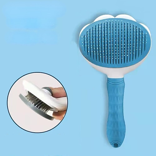 Haustierkamm Haarentfernungs-Kammbürste für Katzen Hunde Tierhaar-Reinigungsbürste für lange Haare Fäustlinge Nadel Haustierprodukte Haarbürste Image