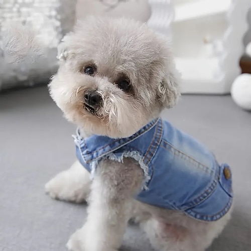 Hunde Katzen Weste Modisch Brautkleider schlicht Winter Atmungsaktiv Weich Waschbar Komfortabel Outdoor Casual Hundebekleidung for Bichon Frise Spitz kleines Haustier Schmetterling Small Image