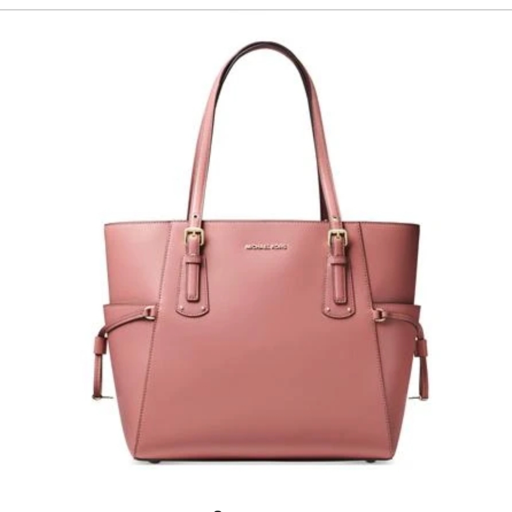 Michael Kors Bags | Bnwt Mk Wallet & Voyager Purse | Color: Gold/Pink | Size: Os