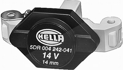 Hella Generatorregler [Hersteller-Nr. 5DR004242-041] für Mercedes-Benz, Saab, Peugeot, Citroën Image