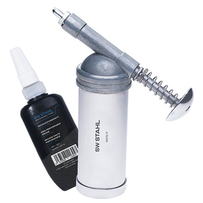 Sw Stahl Mini-Fettpresse mit Hochleistungsfett, 80 g [Hersteller-Nr. 64311L] Image