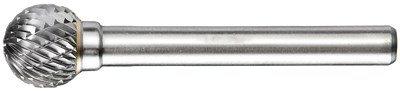 Sw Stahl Hartmetall Frässtift, kugelförmig, 6 mm [Hersteller-Nr. 82555L-5] Image