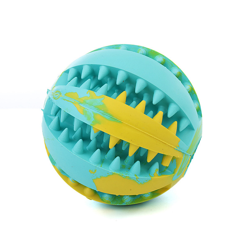 Slow Feeder Treat Ball Feeder Treat Dog Toy Dog Play Toy Dog Ball Pet Exercise Releasing Pressure Rubber Gift Pet Toy Pet Play