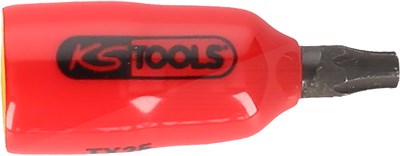 Ks Tools 1/4 Bit-Stecknuss mit Schutzisolierung für Torx-Schrauben, T20 [Hersteller-Nr. 117.2474] Image