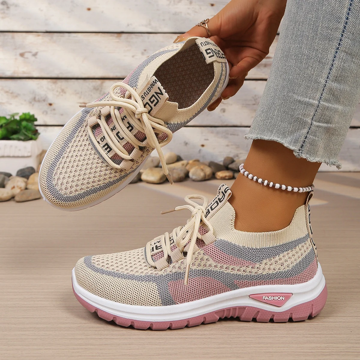 Women's shoes Double-color work shoes for ladies, single shoes casual sneaker shoes woman 2026 free shippiing shoes