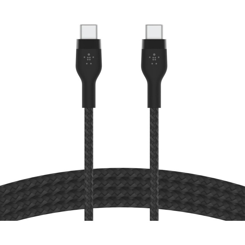 Belkin BOOST↑CHARGE PRO Flex USB Kabel 2 m USB 2.0 USB C Schwarz Image