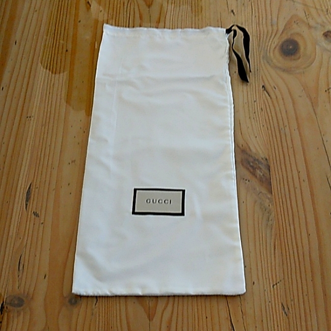 Gucci Bags | Gucci Garment Shoes Purse Dust Bag Travel Storage Boho Bohemian Fashion | Color: White/Silver | Size: Os