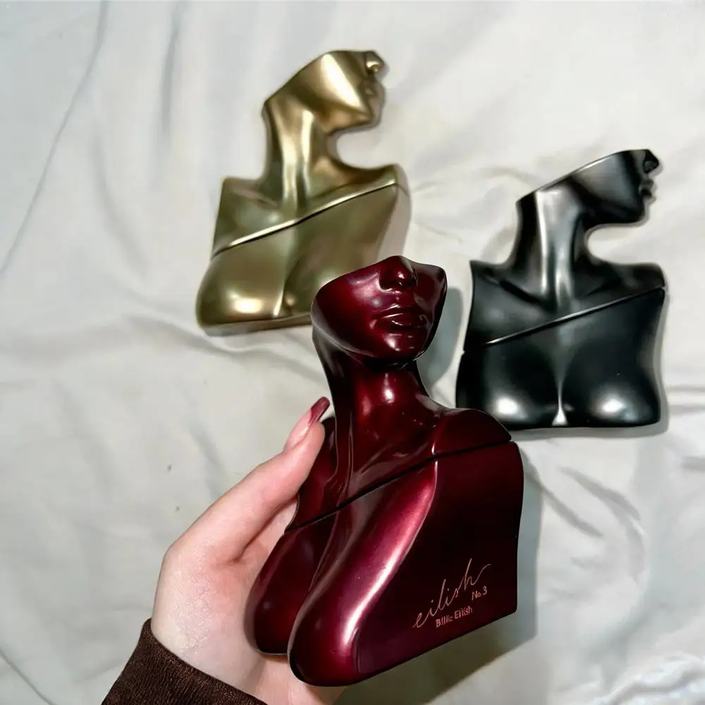 Billie Eilish Eau De Parfum Luxuriöser Holzig-Blumiger Moschus-Duft mit Menschenbüsten-Design Damenparfüm Langanhaltender Duft